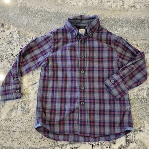 J Crew Crewcuts Plaid Button Down Dress Shirt 3